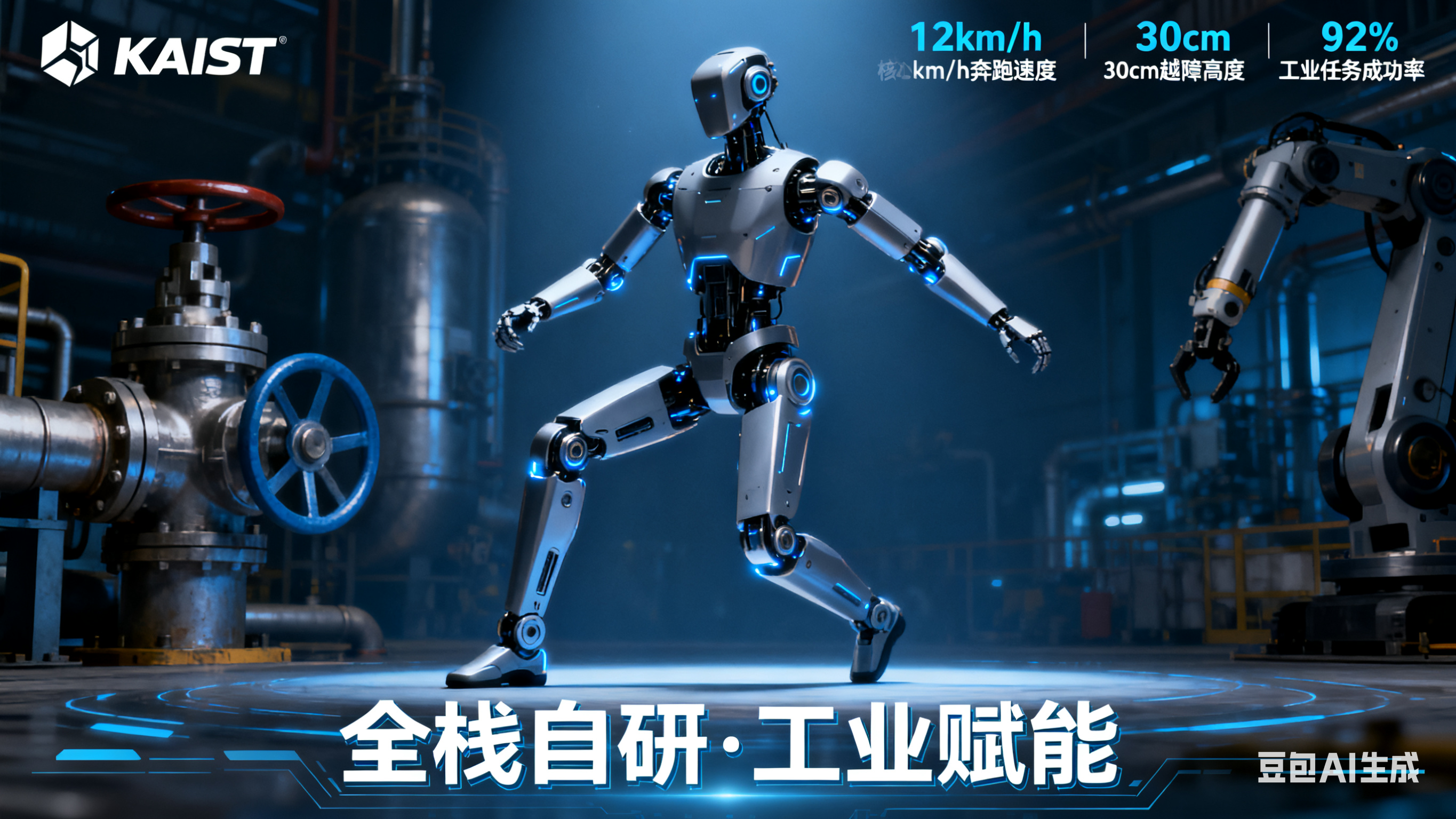 韩国KAIST人形机器人技术全景：12km/h速度+全栈自研，2028年目标工业落地
